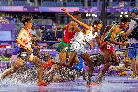 Men's 3000m steeplechase round 1 athletics event